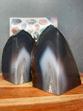 Load image into Gallery viewer, Natural Agate Crystal Bookend Pair For Home Décor