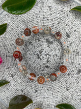 Load image into Gallery viewer, Hand Made Crystal Red Jasper Bracelet