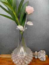 Load image into Gallery viewer, Love Rose Quartz Crystal Rose With Silver Stem