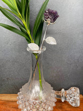 Load image into Gallery viewer, Stunning Chevron Dream Amethyst Crystal Rose