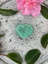Load image into Gallery viewer, Small Amazonite Crystal Love Heart Carving 052