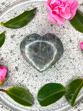 Load image into Gallery viewer, Stunning Labradorite Crystal Love Heart Carving