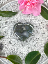 Load image into Gallery viewer, Moss Agate Crystal Love Heart 034