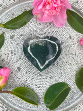 Load image into Gallery viewer, Stunning Moss Agate Crystal Love Heart