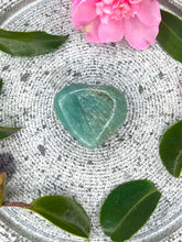 Load image into Gallery viewer, Small Amazonite Crystal Love Heart Carving 046