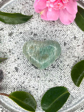 Load image into Gallery viewer, Small Amazonite Crystal Love Heart Carving 047