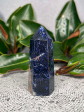 Load image into Gallery viewer, Calming Sodalite Crystal Tower Point