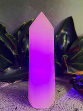 Load image into Gallery viewer, Pink Calcite Crystal Tower Point