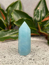 Load image into Gallery viewer, Natural Aquamarine Crystal Tower Point