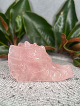 Load image into Gallery viewer, Stunning Rose Quartz Crystal Dragon Skull Carving