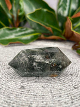 Load image into Gallery viewer, Garden Quartz Lodolite Double Point Crystal