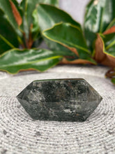 Load image into Gallery viewer, Garden Quartz Lodolite Double Point Crystal
