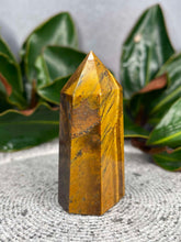 Load image into Gallery viewer, Lucky Tigers Eye Crystal Tower Point