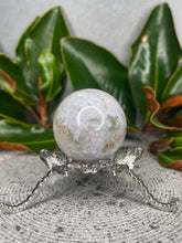 Load image into Gallery viewer, Pretty Flower Agate Crystal Sphere