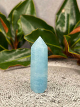 Load image into Gallery viewer, Serene Aquamarine Crystal Tower Point