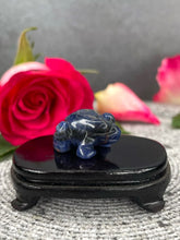 Load image into Gallery viewer, Sodalite Crystal Frog Carving
