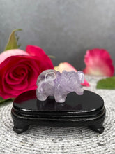 Load image into Gallery viewer, Amethyst Crystal Hippopotamus Carving