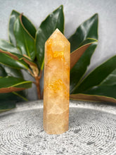 Load image into Gallery viewer, Inner Growth Golden Healer Crystal Tower Point