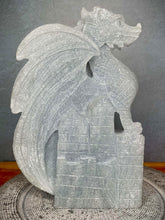 Load image into Gallery viewer, Incredible Handcrafted Angelite Dragon Carving 1.33kg