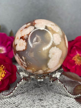 Load image into Gallery viewer, Amazing Flower Agate Crystal Sphere