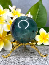 Load image into Gallery viewer, Stunning Rainbow Fluorite Crystal Sphere Ball