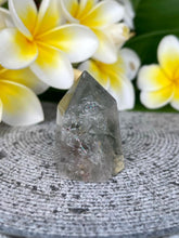 Load image into Gallery viewer, Transparent Garden Quartz Lodolite Crystal Tower Point