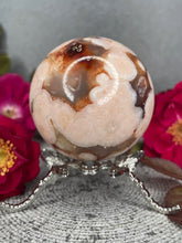 Load image into Gallery viewer, Amazing Flower Agate Crystal Sphere