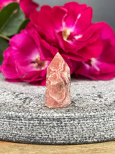 Load image into Gallery viewer, Beautiful Mini Rhodochrosite Crystal Tower Point