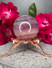 Load image into Gallery viewer, Colorful Candy Fluorite Crystal Sphere