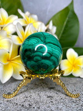 Load image into Gallery viewer, High Quality Malachite Crystal Sphere Transformation