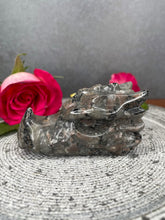 Load image into Gallery viewer, Beautiful Yooperlite Crystal Dragon Head Carving