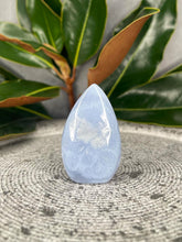 Load image into Gallery viewer, Calming Blue Lace Agate Crystal Flame