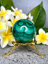 Load image into Gallery viewer, High Quality Malachite Crystal Sphere Transformation