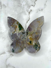 Load image into Gallery viewer, Stunning Ocean Jasper Butterfly Carving 1pc