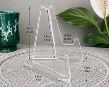 Load image into Gallery viewer, Clear Acrylic Crystal Display Stand