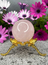 Load image into Gallery viewer, Beautiful Rose Quartz Crystal Sphere