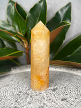 Load image into Gallery viewer, Empowerment Golden Healer Crystal Tower Point