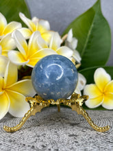 Load image into Gallery viewer, Communication Blue Calcite Crystal Sphere