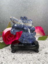 Load image into Gallery viewer, Stunning Sodalite Crystal Unicorn Carving