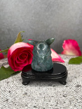 Load image into Gallery viewer, Moss Agate Crystal Pikachu Carving