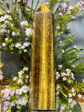 Load image into Gallery viewer, High Quality Natural Tiger Eye Crystal Tower Point