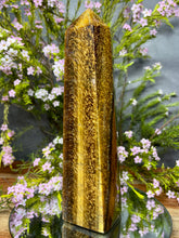 Load image into Gallery viewer, High Quality Natural Tiger Eye Crystal Tower Point