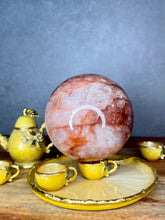Load image into Gallery viewer, Stunning Fire Quartz Hematoid Crystal Sphere Ball
