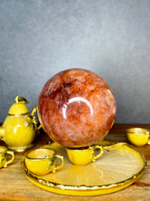 Load image into Gallery viewer, Beautiful Fire Quartz Hematoid Sphere Crystal Ball