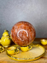 Load image into Gallery viewer, Beautiful Fire Quartz Hematoid Sphere Crystal Ball