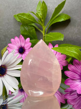 Load image into Gallery viewer, Natural Rose Quartz Crystal Flame
