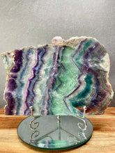 Load image into Gallery viewer, Polished Rainbow Fluorite Natural Crystal Slab