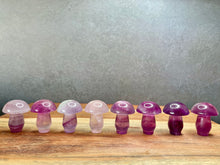 Load image into Gallery viewer, Stunning Transparent Fluorite Crystal Mushroom Carving