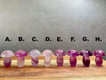 Load image into Gallery viewer, Stunning Transparent Fluorite Crystal Mushroom Carving