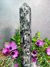 Load image into Gallery viewer, Magnificent Larvikite Crystal Tower Point
